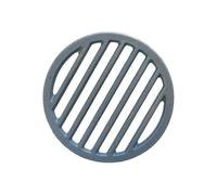 Sturdy Round Grill, Grate Round Cast, Iron BBQ Cooking, Rack Replacement | Cooking Grate Camping Outdoor Backyard Patio Garden Park Beach Picnic