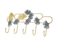 Sturdy Wall Mounted Coat Rack | 6 Secure - Grip Hooks for Coats/Hats/Bags | Metal Entryway Organizer for Hallway, Bathroom & Cloakroom | Space Saving Design, Easy Installation