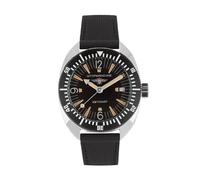 Sturmanskie Amphibia 8881503 - Reloj mecánico automático, cristal mineral, correa de silicona, 42 mm, negro, 20 ATM