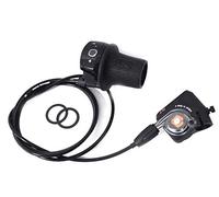Sturmey Archer S7 Interruptor de Mango Giratorio, Adultos Unisex, Negro, 7-Gang