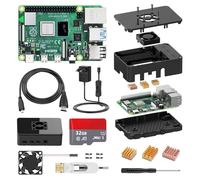 STUUC El último Raspberry Pi 4 Model B 【8GB RAM+32GB 】 Raspberry Pi 4B Kit con Quad-Core A72,Soporta Pantalla Dual 4K/WiFi 2.4G/5G, LAN 1000Mbps/BT 5.0/USB3.0
