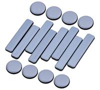 Stuurvnee Juego de 16 deslizadores adhesivos para muebles, cuadrados redondos para muebles, fáciles de mover