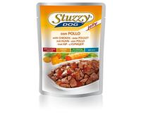 Stuzzy, Alimento Húmedo para Perros Adultos Sabor Pollo, Bocaditos (24 Bolsas De 100g)