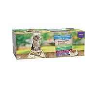 Stuzzy, Comida Húmeda para Gatos Esterilizados, Varios Sabores, Bocaditos en Salsa - Total 4,08 kg (48 Sobres x 85 gr: 12 Pavo; 12 Pato; 12 Ternera; 12 Conejo)