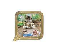 Stuzzy Mister, Comida húmeda para Gatos Adultos, Sabor Trucha, línea paté y Carne en trozos - Total 3,2 kg (32 tarrinas x 100 gr)