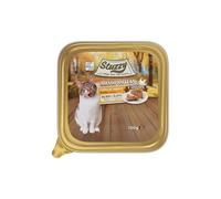 Stuzzy Monoprotein Alimento Húmedo para Gatos Sabor Pollo, 99,9% Proteínas Animales, 0,01% Proteínas Vegetales, Cocido Al Vapor, Alimento Completo para Gatos, 16 X 100g