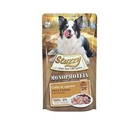 Stuzzy, Monoprotein Grain & Gluten free, comida húmeda para perros adultos, sabor pollo fresco, en paté - total 1,8 kg (12 sobres x 150 gr)