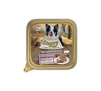 Stuzzy, Monoprotein Grain & Gluten Free, Comida Húmeda para Perros Adultos Sabor Cerdo, Preparación en Paté - Total 3,2 kg (32 tarrinas x 100 gr)