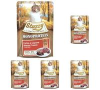 STUZZY Stuzzycat GF Mono Ternera 85 g Comida húmeda para Gatos (Paquete de 5)