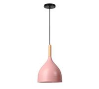 STVDEDG Lámpara De Techo Colgante Con Base De Madera, Ajustable, Con Base E27