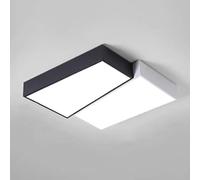 STVDEDG Lámparas Planas LED Modernas De Luz Blanca Fría Lámpara De Techo Cuadrada Simple De Montaje En Superficie Luminaria Industrial Para Interiores De Hogar Para Cocina, Pasillo, Porche