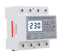 STVP-932 - Dispositivo de protección contra sobretensión y subtensión 230 V/400 VAC (63 A) con pantalla de voltaje e indicador luminoso Soporte en carril DIN