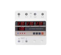 STVP-935S Protección contra sobretensiones y subtensión Interruptor de transferencia automático Protección ininterrumpida de fase Monitor de voltaje 40A 63A 80A 100A 3 fases (100A)