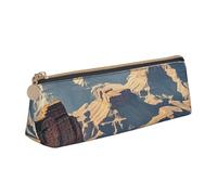 STVYUKL Estuche para lápices de calabaza de Halloween, elegante estuche delgado para bolígrafos con cremallera, bolsa de maquillaje de cuero para el trabajo y la oficina, Gran Cañón Arizona, Talla