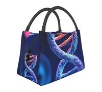 STVYUKL Lonchera aislada reutilizable, a prueba de fugas, ADN, hélice genética, bolsa de almuerzo para mujeres, hombres, trabajo, picnic, viajes