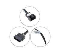 STW Multi-Function PC CPU 4 Channel Fan Controller Speed Control Adjuster LCD Cooling Front Panel