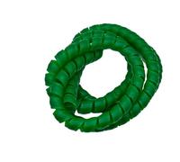 Styire Manguito de Cable Espiral Flexible de 1 Metro for tuberías de Aceite, Agua y Aire, protección de línea de grúa, Cubierta de bobinado. Protector Cubierta(Green,ID 45mm)