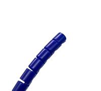 Styire Protector de Cable en Espiral de 1 Metro, Organizador de Cables de 28 mm a 42 mm de diámetro Interior, Cubierta de Tubo Flexible, protección de línea Protector Cubierta(Blue,ID 32mm)