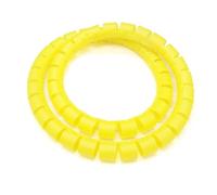 Styire Tubo Protector de Cable en Espiral de 1 Metro, Resistente y Organizador de Cables for una gestión ordenada. Protector Cubierta(Yellow,ID 8mm)