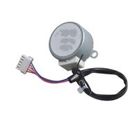 Styire Variable Aire Mp3cj Motor Paso a Paso, Motor de Eje Plano de 12V, Motor de Giro de Aire Acondicionado, guía con Viento, Barrido de Viento Sincrónico Volteador