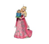 (Style 1)2025 Disney Beauty And The Beast Princess Snow White Christmas Decorations Tree Vehicle Mirror_Feb