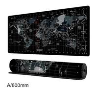 (Style 1) Gaming Mouse Mat Pad Extra Large World Map Anti-slip Pc Laptop Desk Pad