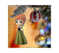 (Style 25)2025 Disney Beauty And The Beast Princess Snow White Christmas Decorations Tree Vehicle Mirror_Feb