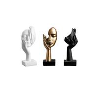 (Style A) Abstract Face Statue Sculptures and Figurines Decoration Nodic Home Decor Luxury Living Room Decoration Figurines for Interior