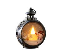 (Style A, Bronze) Christmas Decorations Christmas LED Light Glass Decorations Window Decors Tree Pendants Holiday New