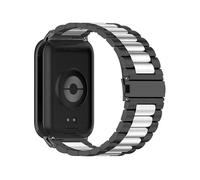 (Style A Xiaomi Smart Band 8 Pr, Multicolor) Stainless Steel Watch Band for Xiaomi Smart Band 8 Pro Watch Strap with Tool,Spring Bar/Silver