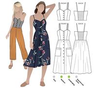 Style Arc Patrón de costura - Ariana tejido vestido (tallas 18-30) - Clic para otros tamaños disponibles