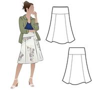 Style Arc Patrón de costura: hermosa falda Gore (tallas 18-30)