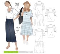 Style Arc - Patrón de costura para camiseta y vestido (tallas 10-22)