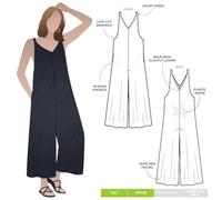 Style Arc - Patrón de costura para mono norman (tallas 10-22)