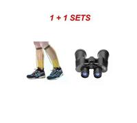 (Style B 3pcs) 2024 New 20X50 Zoom BAK4-Prism Powerful Binoculars Long Range Professional Telescope For Outdoor Camping Travel