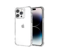 (Style B iPhone 14 Pro, Transparent) Military Grade Anti-fall Phone Case for iPhone 14 Pro,Scratch-resistant TPU+PC Cell Phone Cover