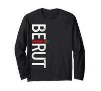 Style Beirut Lebanon Design Camiseta - Beirut Líbano Manga Larga