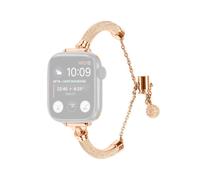 (Style C Apple Watch Series 9 4, Pink gold) Watch Band for Apple Watch Series 9/8/7 41mm/6/5/4/SE/SE (2022)/SE (2023) 40mm/ 3 2 1 38mm Wrist Str