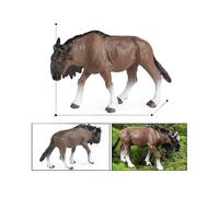 (Style C)Figura Animal Vida Silvestre Antílope Modelo Plástico Estático Niños Decoración Sala de Juegos