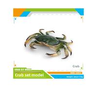 (Style C )Juguete modelo estático cangrejo animal marino con diseño realista para decoración de escritorio