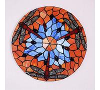 Style Ceiling Light Fixture Flush Mount, 12/16/20 Inch, Vintage Handmade Stained Glass Ceiling Lamps Chandeliers for Living Room Bedroom Dining Room Hallway Loft Decor,DX22