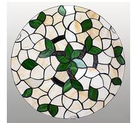 Style Ceiling Light Fixture Flush Mount, 12/16/20 Inch, Vintage Handmade Stained Glass Ceiling Lamps Chandeliers for Living Room Bedroom Dining Room Hallway Loft Decor,DX22