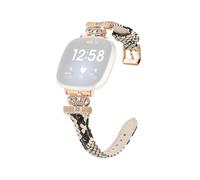 (Style D Fitbit Versa 3, Multicolor) For Fitbit Versa 3/4/Sense/Sense 2 Rose Gold Buckle Watch Strap Crown Rhinestone Band