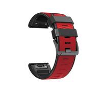 (Style D Garmin Fenix 7X, Multicolor) Diamond Texture Watch Band for Garmin Tactix 7 Pro/Fenix 7X/6X Pro/5X Plus,26mm Dual-color Silicone