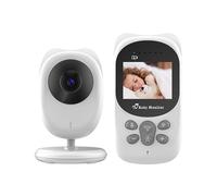 (Style D, Multicolor) 990 VOX Temperature Monitoring Lullabies Night Vision Long Range 2.4 Inch LCD Baby Monitor Wireless