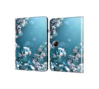 (Style D, Multicolor) For OnePlus Pad 2/Pad Pro Case Pattern Printed Leather Tablet Cover with Card Slot