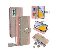 (Style E) For Oneplus Nord 2 5g Leather Case Phone Bag Cover Wallet Stand With Mirror And Chain Strap
