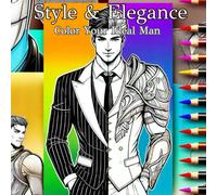 Style & Elegance: Color Your Ideal Man: A Handsome Men’s Coloring Book