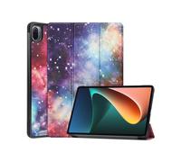 (Style F Xiaomi Pad 5, Multicolor) Pattern Printing Case for Xiaomi Pad 5/Pad 5 Pro,Stand Smart Cover with Auto Sleep/Wake