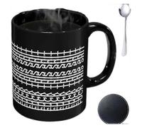 (Style G)Funny Hidden Message Coffee Mug 11oz - "Fuck This Shit" Black Mugs Novelty Office Gift for Coworkers, Besties & Coffee Lovers